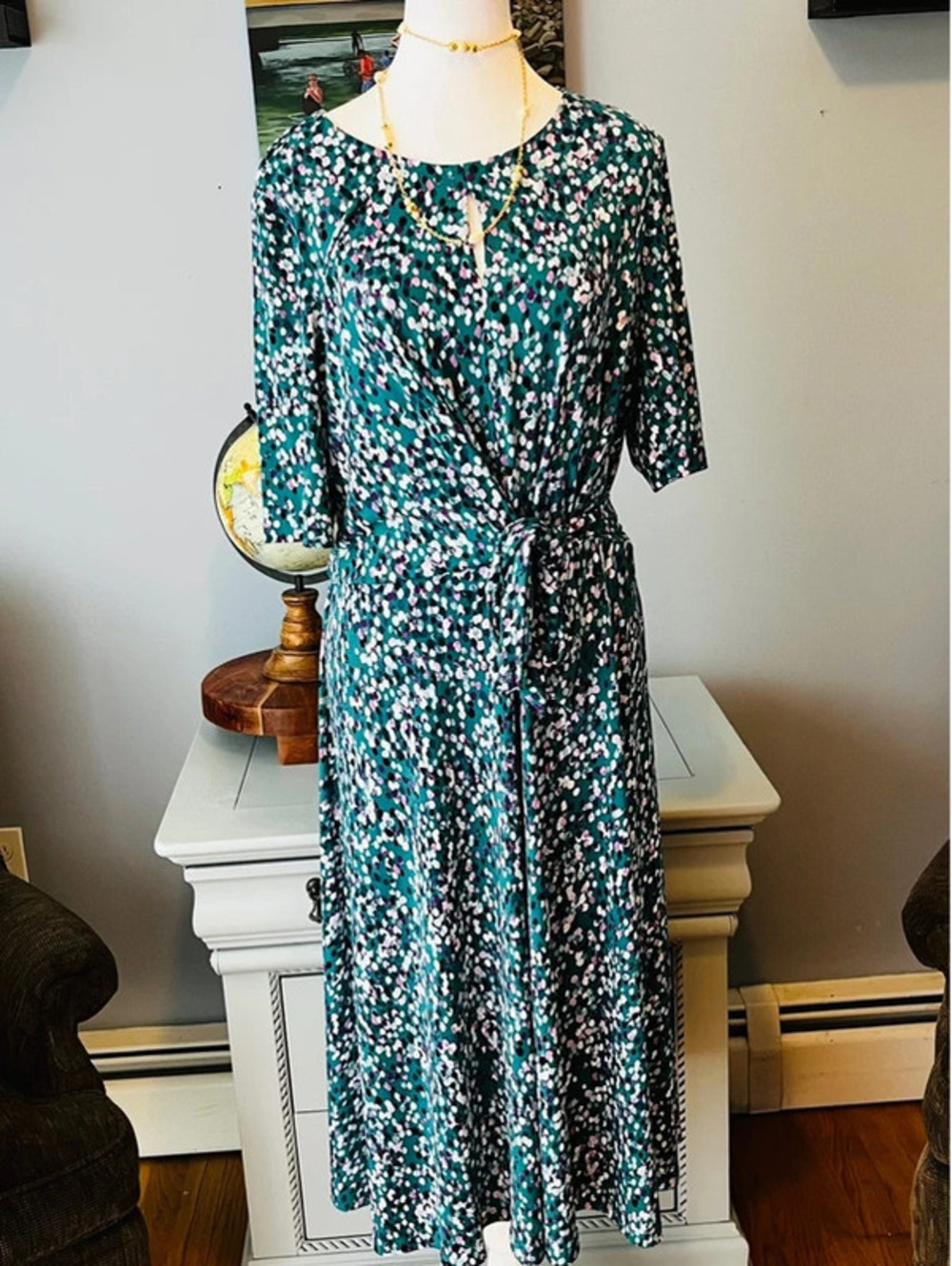 London Times Wrap Dress